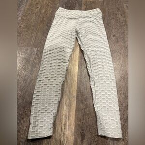 BKE Youth Textured Light Gray Leggings